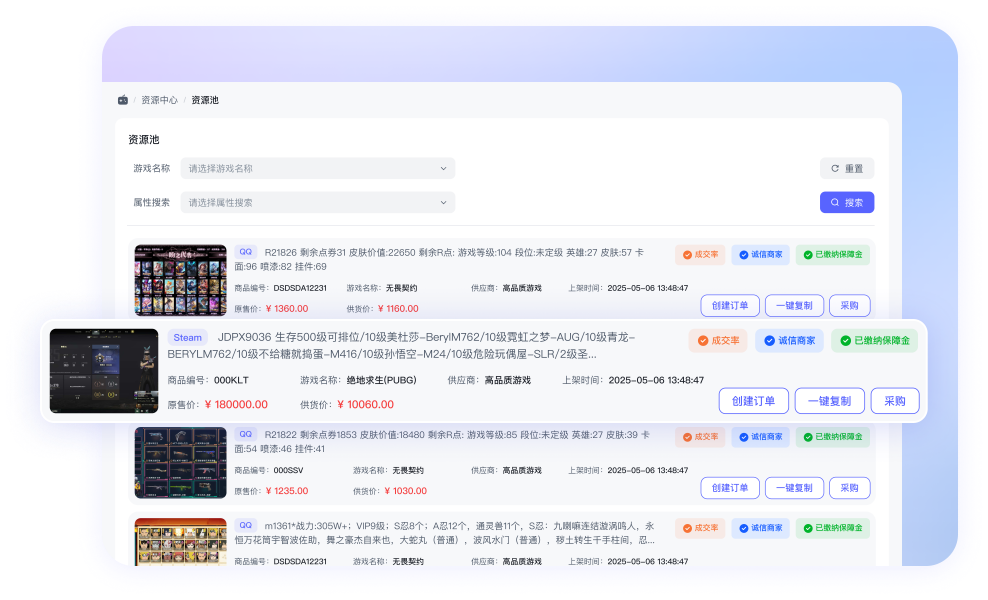 千游商家服务平台货源共享与分销网络示意图